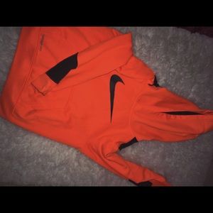 Child Nike Orange Hoodie